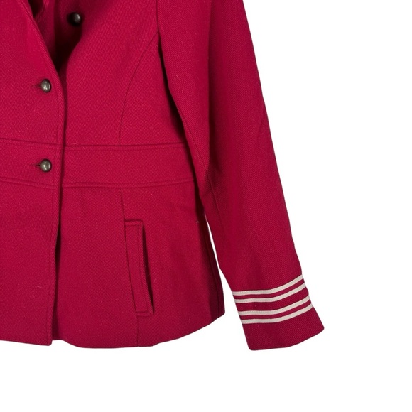 Jacadi Red wool and cashmere coat 10 year - Picture 3 of 6